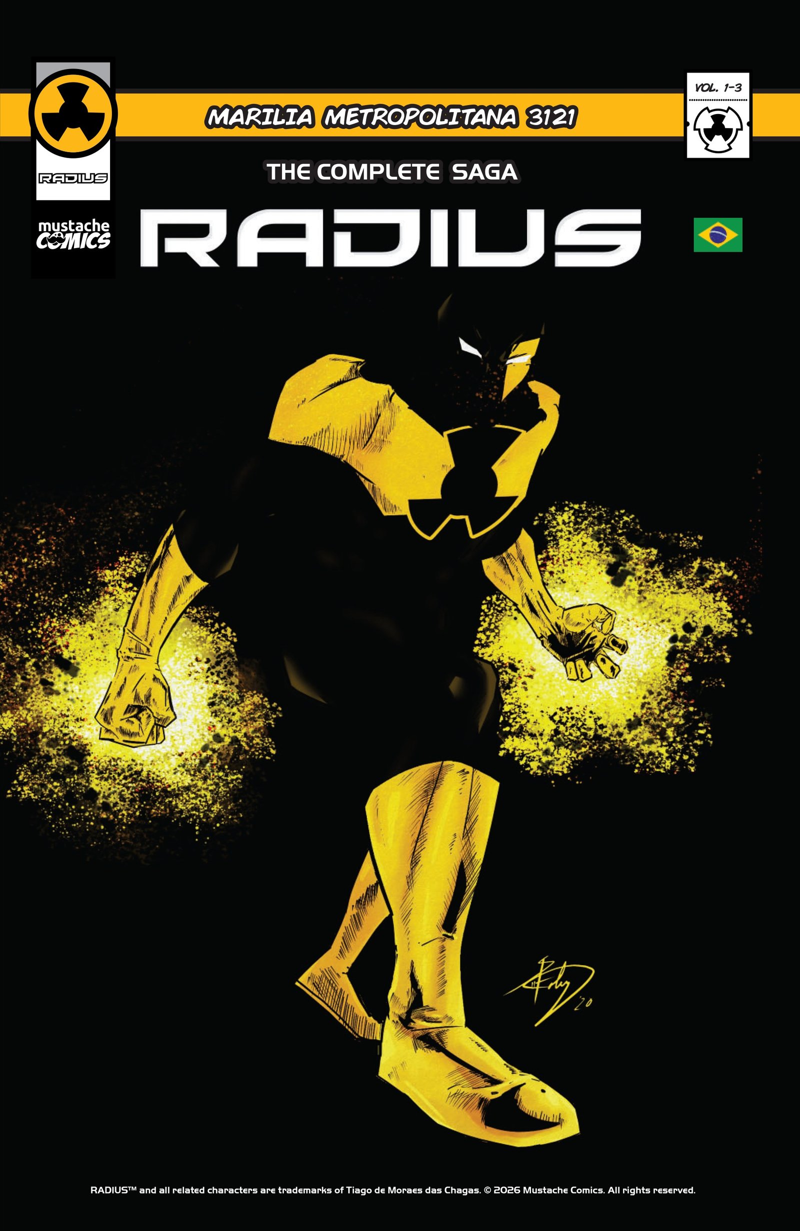 Cover of the English edition RADIUS: The Complete Saga